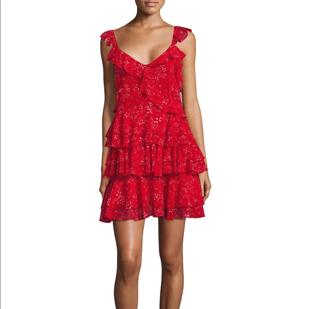 NWT Kooples Moon Flower Red Dress